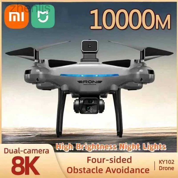Drohnen Mi Jia Ky102 Drohne 8K Professionelle Doppelkamera -Luftfotografie 360 Hindernisvermeidung Optischer Fluss vier Achsen RC Flugzeug D240509