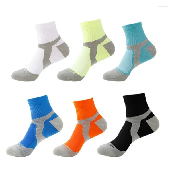 Männer Socken Fuß Anti -Müdigkeit Kompression Knöchel Unterstützung Laufzyklus Basketball Sport Männer Klammer