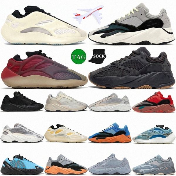 scarpe da ginnastica designer sneakers v2 stivali 700 v3 azael utility black tephra hi-res rosso luminoso blu cyan geode tinta mauve inertia maschi w k12d#