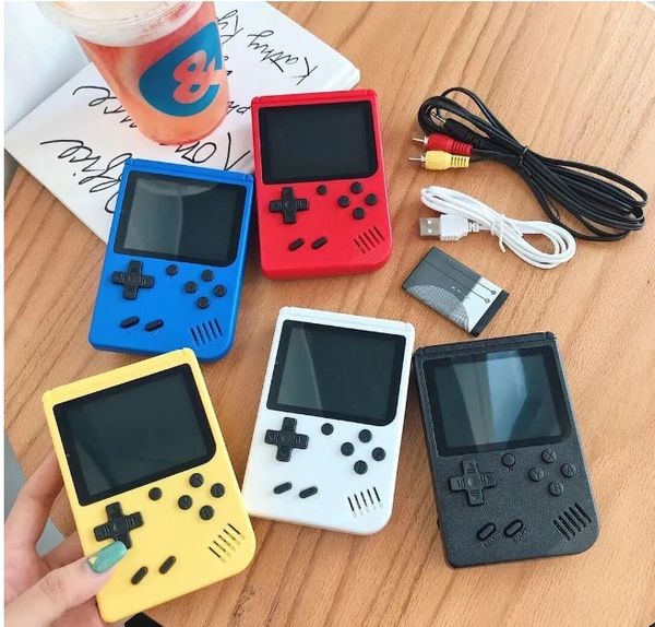 Mini Retro El Taşınabilir Taşınabilir Oyun Oyuncuları Video Konsolu Nostaljik Tutamak 400 SUP Oyunları Depolayabilir 8 Bit Renkli LCD Singles 2.4 inç