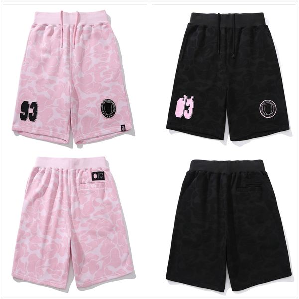 Shorts Shorts Designer Shorts Trunks da spiaggia per nuoto Street Hipster Hipster Letter Stampa mesh squalo camo Glow-in-the-dark Men Sports Shorts