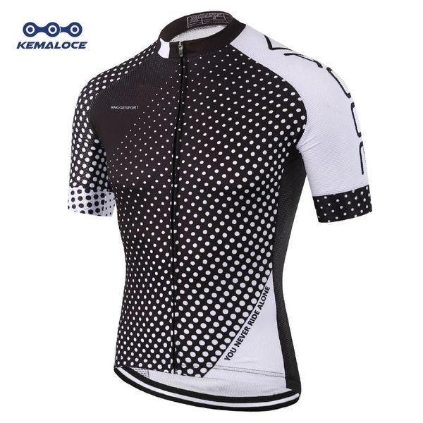 Kemaloce Cicling Jersey Coolmax apparecchiatura MTB Sicchet per biciclette retrò a secco vestita ciclista ad alta visibilità ad alta visibilità 240426 240426