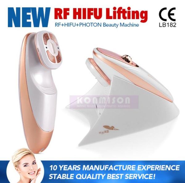Mini macchina Hifu per casa Usa la macchina per il ringiovanimento della pelle RF ad ultrasuoni RF per il sollevamento del viso per rimozione delle rughe DHL 1180733