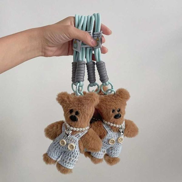 Tornari percorsi per peluche per bambola per orso portachiavi per le peluche zaino in pendente materiale a ciondolo Maillard Materiale peluche Set di moda J240509