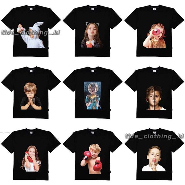 Designer Mashion's Fashion Brand Brand Adlv Teddy Bear Donut a maniche corte e T-shirt Girls Couple Sliet Half Sweep Size 11 Dieo 784