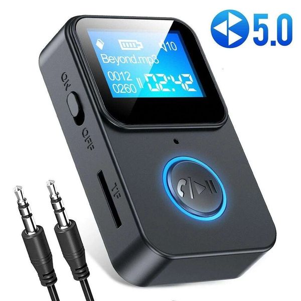 LCD -Bildschirm 5.0 Audio Receiver Adapter Bluetooth TF Card Car mp3 Music Player Walkman