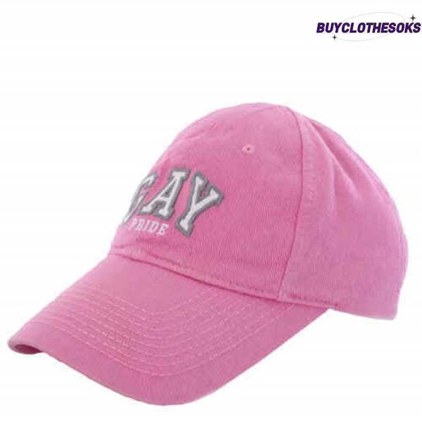 Street Hip Hop Luxury Brand Cap Caps Caps Light Pink Gay Pride Logo Hat size S WL D717