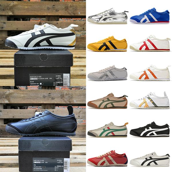 tênis mexico 66 designers tênis de corrida homens homens moda de lona sapato prateado fora azul branco vermelho preto manto verde brow treinadores sapatos casuais sapatos