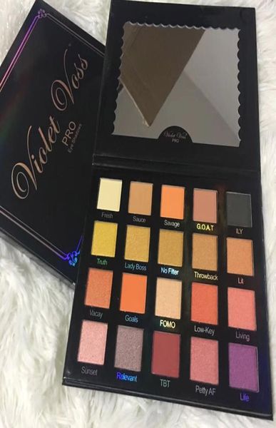 Violet Voss Pro Eyde Shadow Holy Grail Limited Edition Палитра косметики 20 Цветов длиннокачественные палитра для век. Макияж 6712435