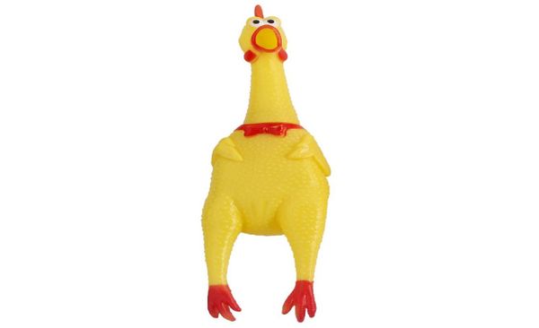 Schreien Hühner -Squeeze -Sound Spielzeug Haustiere Hund Spielzeug Produkt Squilling Tool Squeak Vent Chicken VT01052424208