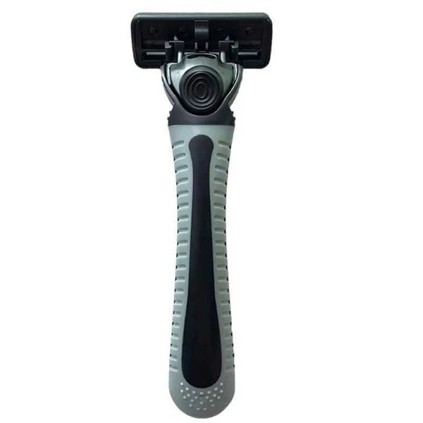 Razoras Blades Super 6-camadas Manual de Shaver Manual de Aço Antelhado Classic Segurança de dois gumes Q240508