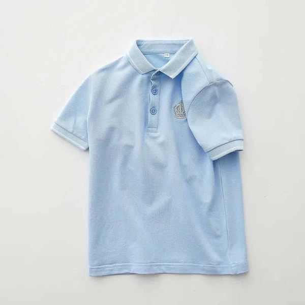 T-shirt Girls Boys Boy Shirts Childrens T-shirt a maniche corte Gioventù Cotton Tops Summer Clothing for Children 3-4 Korean Stylel2405