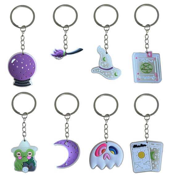 Altri accessori per la moda per gli animali fluorescenti portachia portachevestici per la festa favorisce il takeyring per zaini ghio contaggi ragazze adatte a scuola otay7