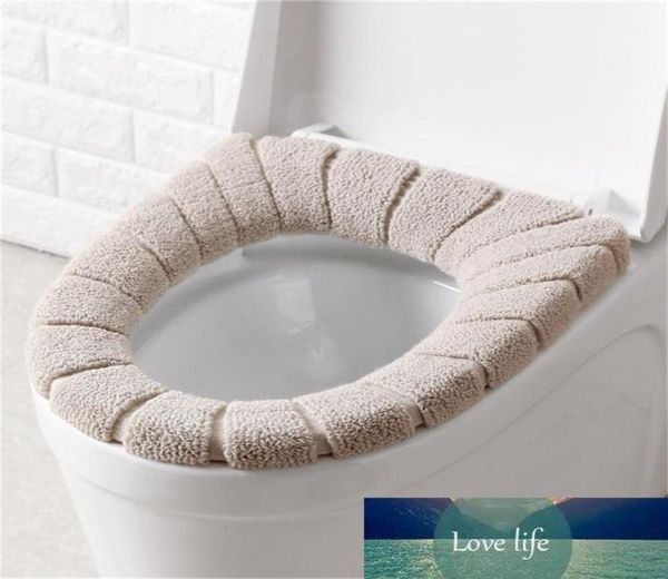 1 PCS Toilettensitz Abdeckung Weich bequemes Waschkürbismuster Winter warmer Nahtkabine Matte Platz Sitz Deckel Badezimmer Dekor7000238