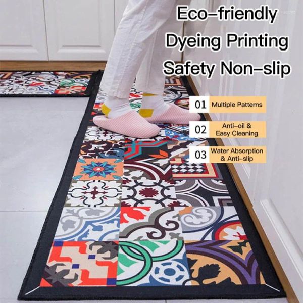 Tappeti tappeti per pavimenti per pavimenti a pianta del piede cucina moquette comunemente usato