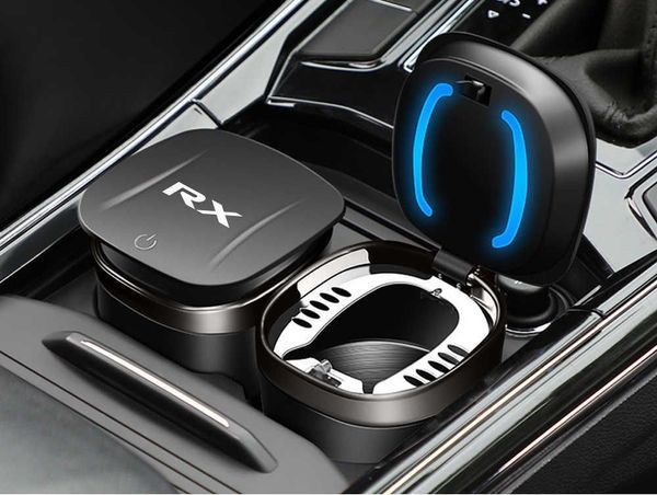 Новый автомобиль Ashtray Cup Cup с светодиодными автоматическими аксессуарами для Lexus RX 300 330 NX FSPort - 300H 250 ES CT200H GS LS LX UX 200 GX 400 460