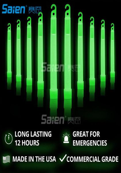 Cheerleading Glow Sticks 12 Stunden Premium helles Licht 6 -Zoll -Licht für eine Sorte 50 Pack8420167