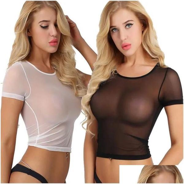 Magliette da donna tees biancheria intima da donna tops vista view home rotond drop dropelese abbigliamento dhr0t