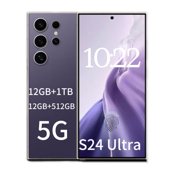 6GB 128GB S24 Ultra 5G Smart Smartphone US EU 4G LTE 6.8 PUCLO DE PUNCHO