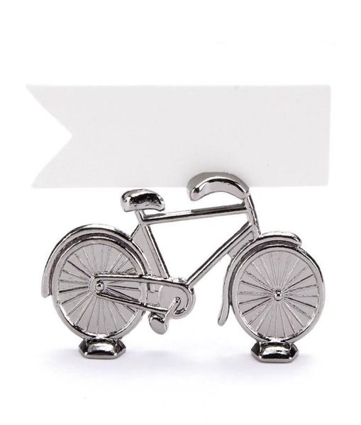 Creative Vintage Bicycle Bike Table Place Holder Número Número de Casamento Party Memo Clip Restaurants Decoration3772267