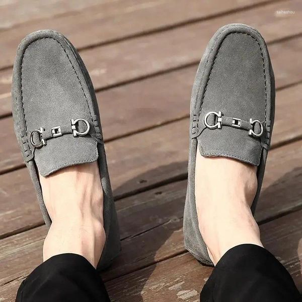 Casual Shoes Slaafers Herren Leather Business Echter Europäischer Station Herbst 2024 Sommer