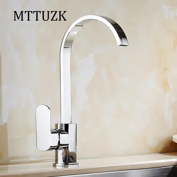 Küchenarmatur Vidric Wasserhahn Design Badezimmer Ein Mixer Leitungswasserfall Wasserhacktung Gefäßmessingbecken Becken