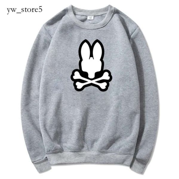 Psychological Bunny Fun Rabbit Printing Hoodies Cotton Bad Bunny Kapuze Lila Hoodie Pullover Sport Sweatshirts Männer Pullover Psyco Bunny Hoodie 9376