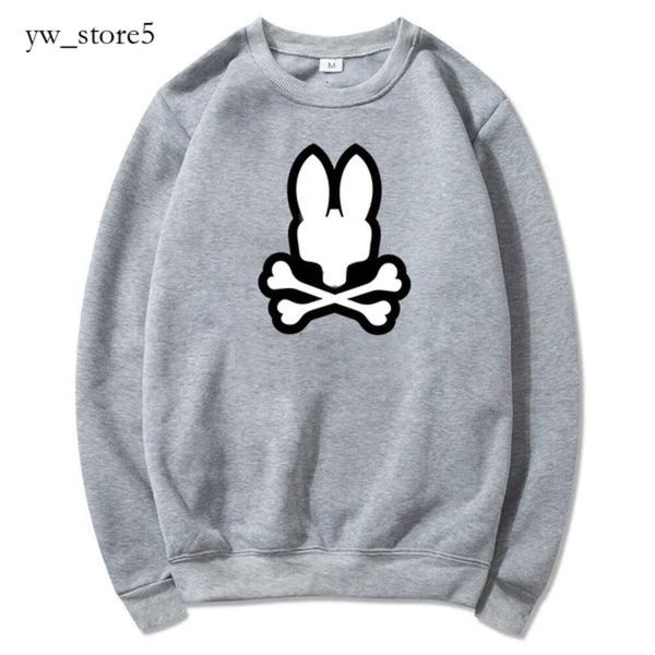 Психологическая кролика FUN FUN RABBIT PUNTICE COTLED BAD BUNNY COOLED Purple Hoodie Sweater Sport