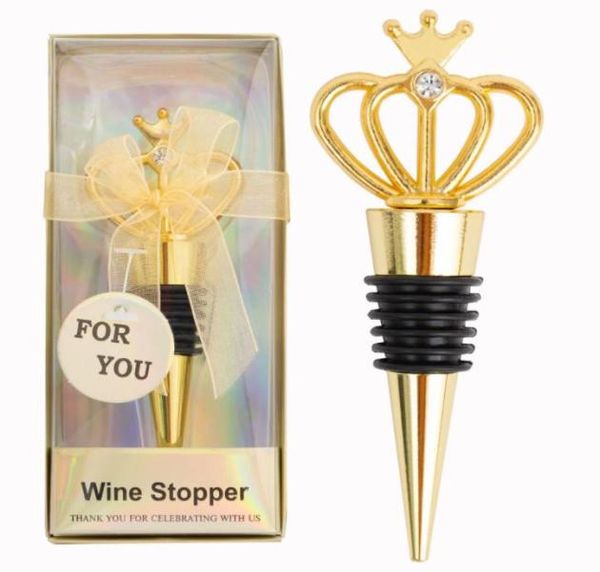 Diamond Crown Wine Stopper Silber Stopper Home Kitchen Bar Werkzeug Metall Seal Stoppers Hochzeitsgäste Geschenke SN62828309693