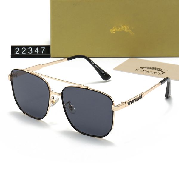 Designer Sonnenbrille klassisches Luxusmarken -Modedesign für Männer und Frauen Sonnenbrillen Sonnenschutzstrahlungsstufe Trend Sonnenbrille mit Box UV -Schutz UV400