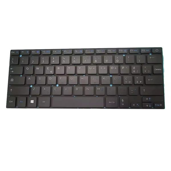 Tastiera per laptop per fusion5 lapbook t90b+ pro nero senza fotogramma italiano esso