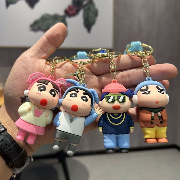 Cartoon Anime Novo Pingente de Pingente de Chaves de Cartoon Trendy Street Dance Boy Bones Casal Gift Keychain Pinging