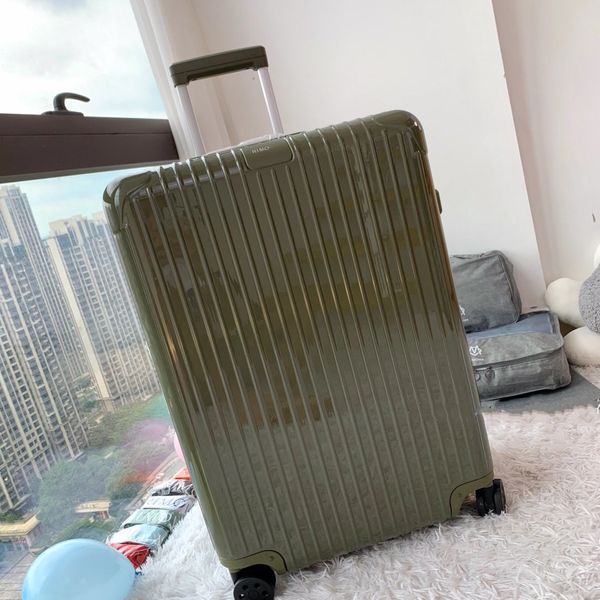Designer Luxusbox -Koffer -Gepäck Travel Bag Luxus -Gepäck mit Rädern vorne Öffnung Rolling Passwort Koffer