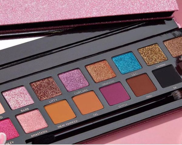 Palette ombreggiata da 16 colori Abh Amrezy ombretto Shimmer Matte Eye ombre Beauty Makeup 16 Colori Tavolozza di ombretto Palette di alta qualità9217819