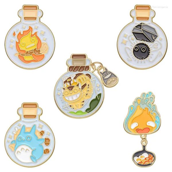 Broches de esmalte fofo pino de anime japonês broche de lapela backpack para vestidos Citches de jóias de moda Acessórios