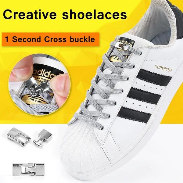 Запчатки для обуви крест -пряжка шнурки Quick Releab