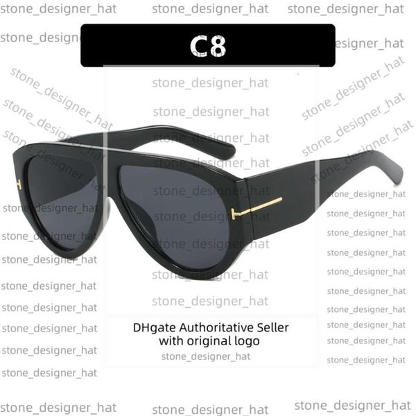 Designer di occhiali da sole Tom Fords Designer Tom Occhiali da sole da uomo Frame di oversize Operali da sole Tom Fords Fashion Sun occhiali da sole per donne Black Sport Black Styles 1DF1