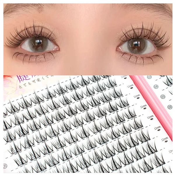 32Rows EyesLashes Profissional Profissional Individual Enfrento de Cluster Sweet Grande Capacidade Flor Know Makeup 240423