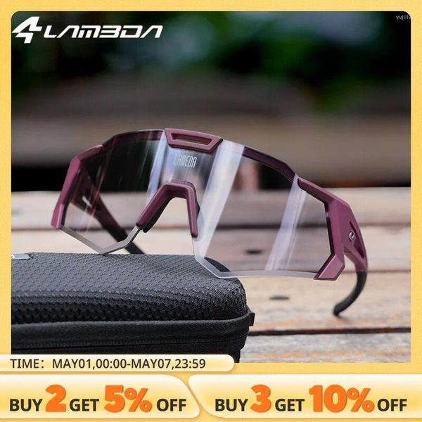 Eyewear ao ar livre Lameda Sports Polarized Cycling Glasses Bike Bike Mountain Bicycle Sunglasses Homens Mulheres óculos de proteção