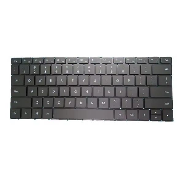 Клавиатура ноутбука для Huawei Magicbook VLR-W09 KPRC-W10L VLR-W19 KPR-W19 США US Black с подсветкой