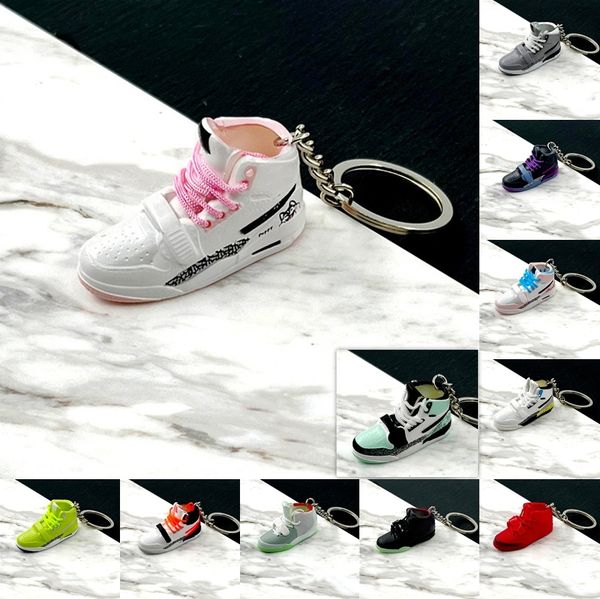 New Designer Shoes Keychain Fashion Sneaker Pendent Mini Basketball Modelo Chave Chave 3D Toys