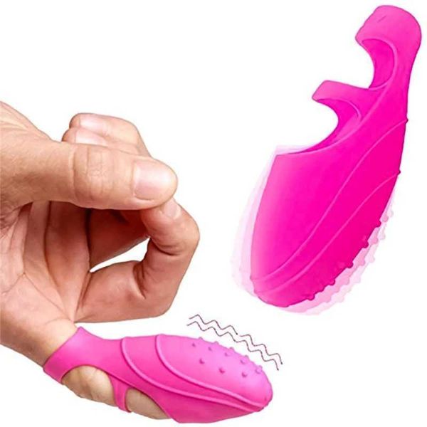 Andere Gesundheits Schönheitspunkte Clitoris G-Punkt Vaginal Nippel Stimulator Paar weiblicher Ladenfinger Vibrator Erwachsener Lesben 18+ Q240508