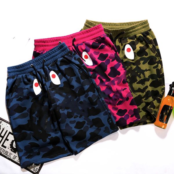 Herren Shorts Designer Shorts Schwimmshorts Camo Beach Trunks für Swimming Street Hipster Hipster Buchstaben Drucknetzhai leuchten Männer Sport Shorts A1