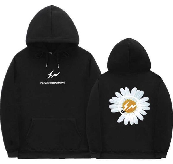 Bigbang Gdragon Hoodies Peaceminuson Hoodie GD Peaceminuson Sweatshirts Daisy Print Pullovers Street Wear X06103123626