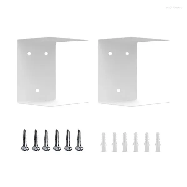 Кухня для хранения 2 ПК невидимые набор книжных шкафов для инструментов подвесная независимая настенная металлическая книжная полка