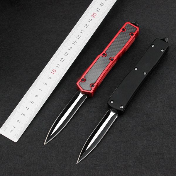 UT Italian Style Automatisches Taschenmesser 113d Selbstverteidigung Taktisch 440 Blade Aluminiumgriff EDC Outdoor Camping Kämpfe Auto Klappmesser