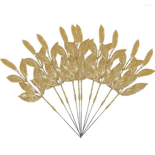 Flores decorativas 10 PCs Picks de Natal Becks de mesa de jantar Acessórios