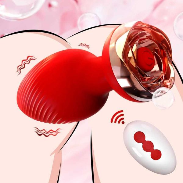 Altri oggetti di bellezza della salute Wireless Controllo anale Plug Vibratore Prostato Massager Butt for Women Vagina Masturbatore femmina Toys per adulti Coppia 18+ Q240508