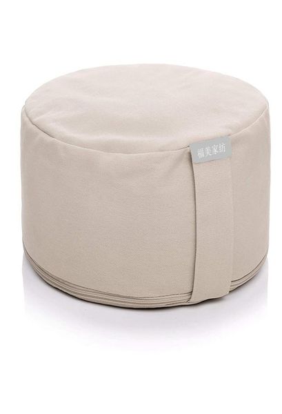 Premium100 Прочная хлопковая сплошная цветовая подушка для медитации йога.
