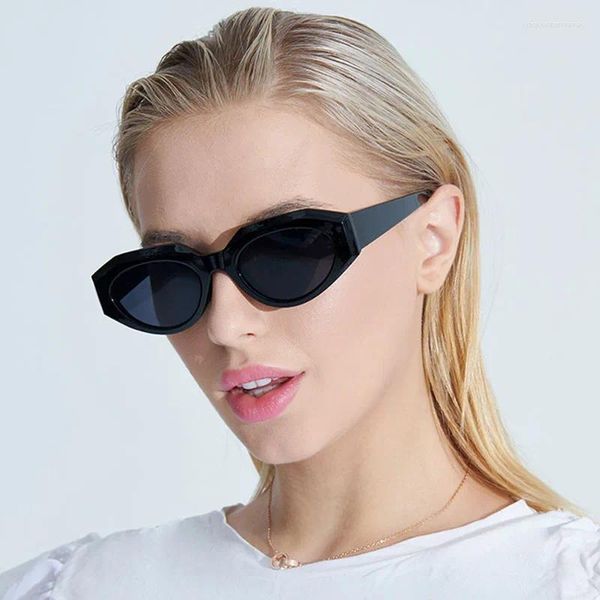 Sonnenbrille 2024 Mode kleine Rahmen Square Männer Frauen Leopard Retro Sonnenbrillen Anti-UV-Reiseberufe Fischerei Wanderung Brillen für weiblich